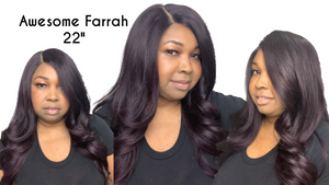 HUMAN HAIR BLEND 🔥| Awesome Farrah 22