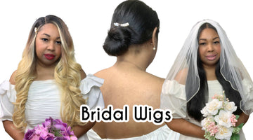 WEDDING HAIR: Bridal Wig Hairstyles for Weddings (5 Looks)
