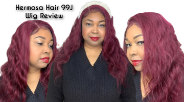 RED HUMAN HAIR| Hermosa Hair 99J BW Wig Review collab with @Jae Dun