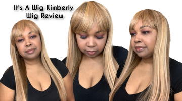 BLONDE BANGS💛  | It's A Wig Kimberly Wig Review