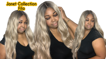 🌊 BLONDE WAVES| Janet Collection Fila Wig Review