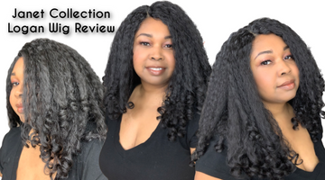 BIG NATURAL HAIR| Janet Collection Logan Wig Review