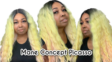 IT'S GIVING COLOR 😍| Mane Concept Picasso Wig Review