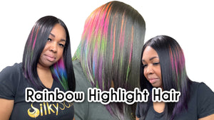 RAINBOW HAIR| Outre Kimia Wig Review