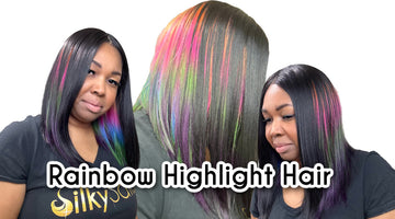 RAINBOW HAIR| Outre Kimia Wig Review