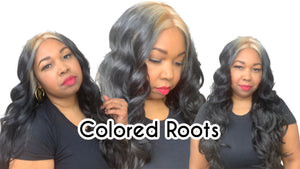 COLORED ROOTS 😍| Outre Crismina Wig Review