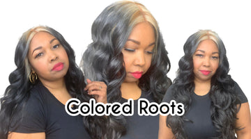 COLORED ROOTS 😍| Outre Crismina Wig Review