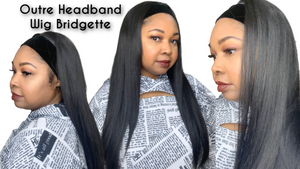 THE BEST SYNTHETIC HEADBAND WIG| Outre Headband Bridgette Wig Review