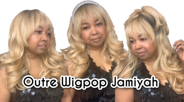 GIVING BANGS & TEXTURE| Outre Wigpop Jasmiyah Wig Review