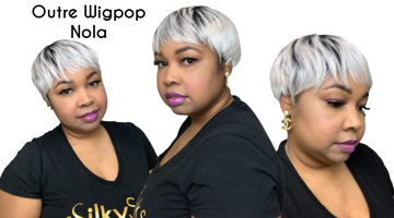 SILVER PIXIE CUT| Outre Wigpop Wig Review