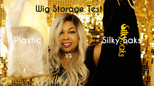 CUT DOWN ON YOUR WIGS SHEDDING & TANGLING| Silky Sak Wig Storage Test