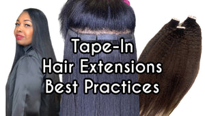How To Take Care Of Your Tape In Hair Extensions