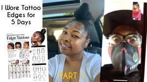 DO THEY LAST 🤔| I Wore Tattoo Baby Hair for 5 Days (Part 1)