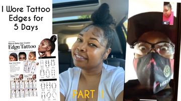 DO THEY LAST 🤔| I Wore Tattoo Baby Hair for 5 Days (Part 1)