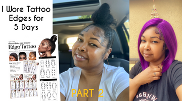 DO THEY LAST 🤔| I WoreTattoo Baby Hair for 5 Days (Part 2)
