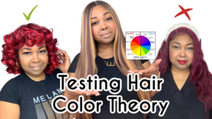 DOES THE COLOR WHEEL REALLY WORK| Testing The Color Theory With Wigs