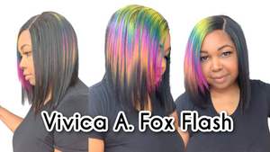 COLOR POPPING| Vivica A. Fox Flash Wig Review