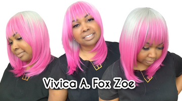 PINK OMBRE BANG WIG| Vivica A Fox Zoe Wig review