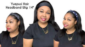AMAZON HUMAN HAIR HEADBAND WIG| Yuepusi Hair Headband Wig Review